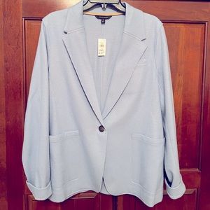 Sky blue Italian wool blazer—never worn!